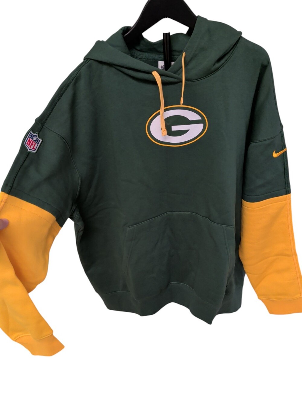 New NIKE X NFL Green Bay Packers Pullover Hoodie